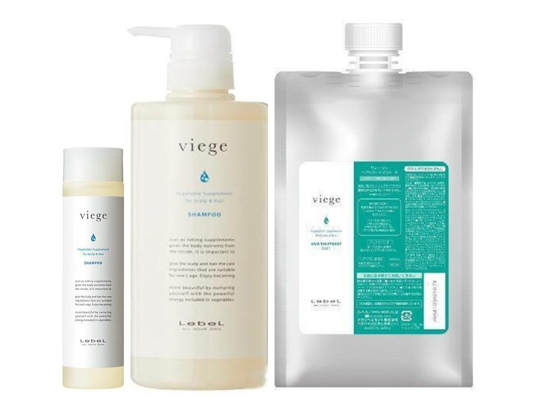 Lebel (Лейбл) Шампунь восстанавливающий для волос и кожи головы (Viege Shampoo), 240/600/1000 мл