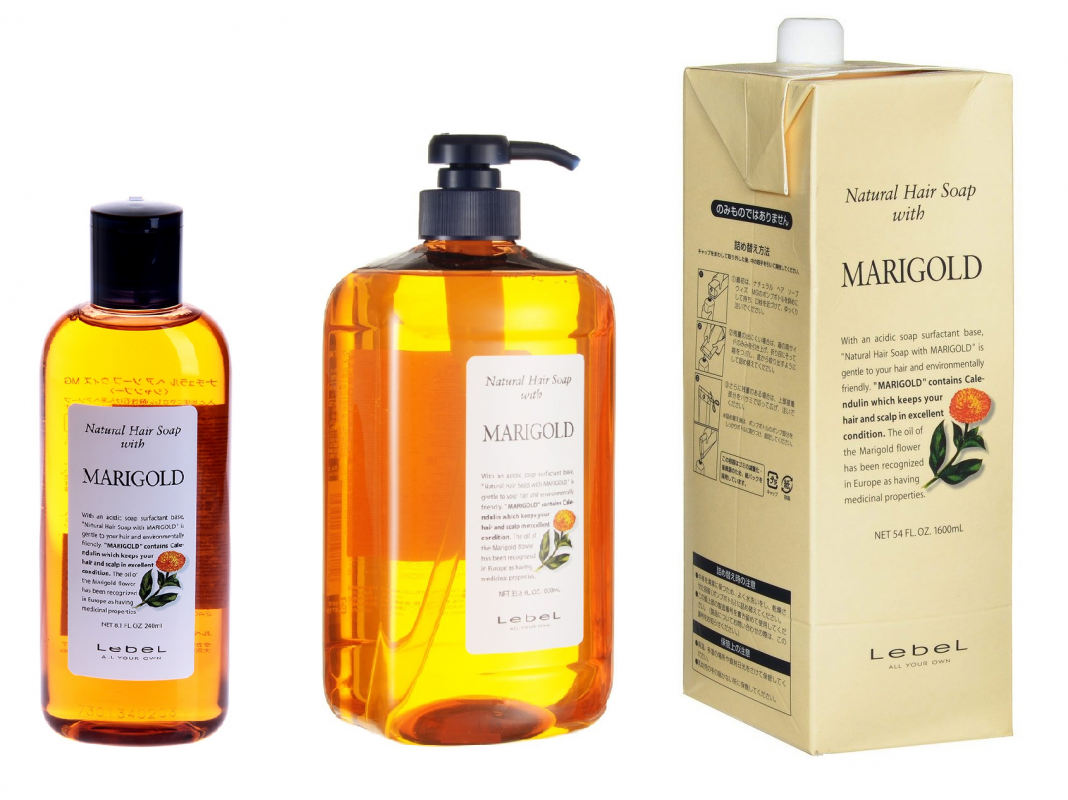 Lebel (Лейбл) Шампунь для волос с календулой (Натуральная серия | Marigold), 240/1000/1600 мл.