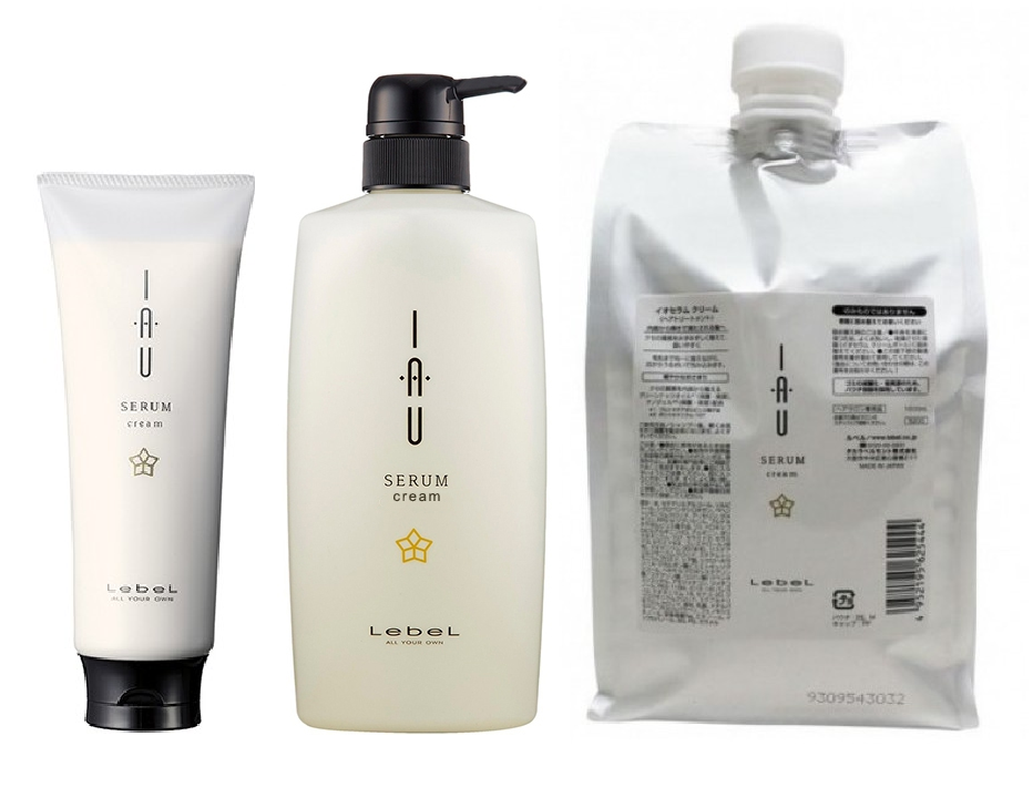 Lebel (Лейбл) Аромакрем для увлажнения и разглаживания волос (IAU Serum Cream), 200/600/1000 мл.