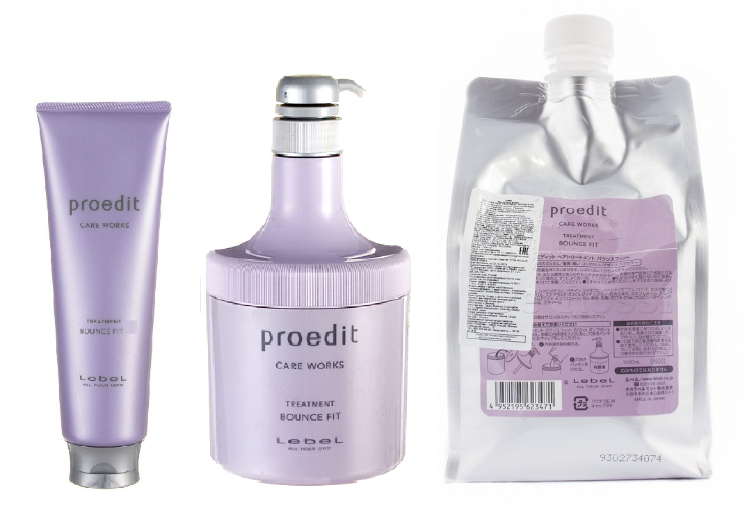 Lebel (Лейбл) Маска для мягких волос (Proedit Home Charge | Hair Treatment Bounce Fit),  250/600/1000 мл.